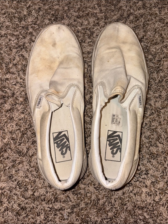 Vans Shoes - Vans Slip-On Canvas Sneakers in White